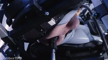 Latex Mistress Controls Milking Machine Session