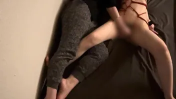 Japanese Lesbian Couple Plays With Rope Bondage