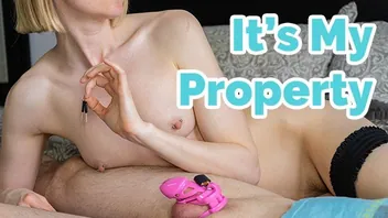 Chastity Mistress Rides Dildo To Real Orgasm On His Face