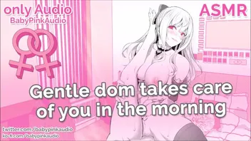 Gentle Domme Morning Lesbian ASMR Roleplay