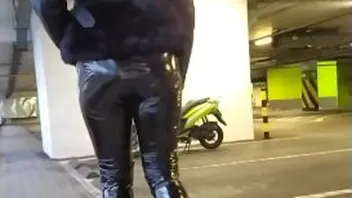 Latex Goddess Walks In Public PMV