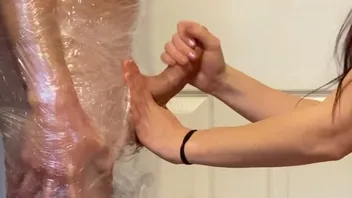 Post Orgasm Cock Torture After Explosive Handjob