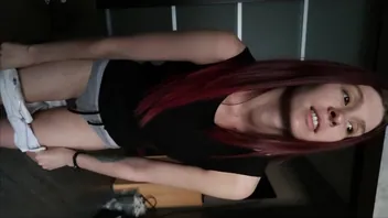 Cuckold Cleans Creampie After Girlfriend Returns Home