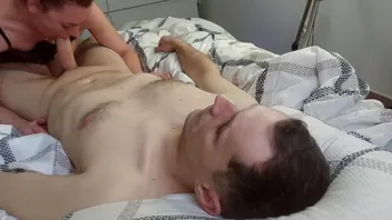 Mistress Milks Slave Husband Then Feeds Him Cum