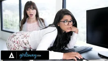 Angry Boss Gina Valentina Dominates Rookie